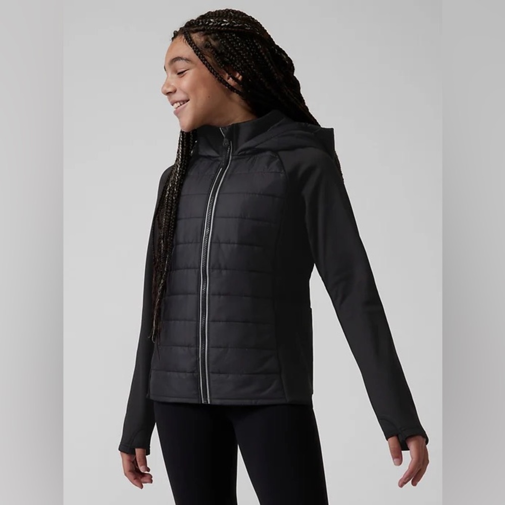 Athleta Girl’s Seasons of Change Jacket | Girl’s Size M (8-10) - Black